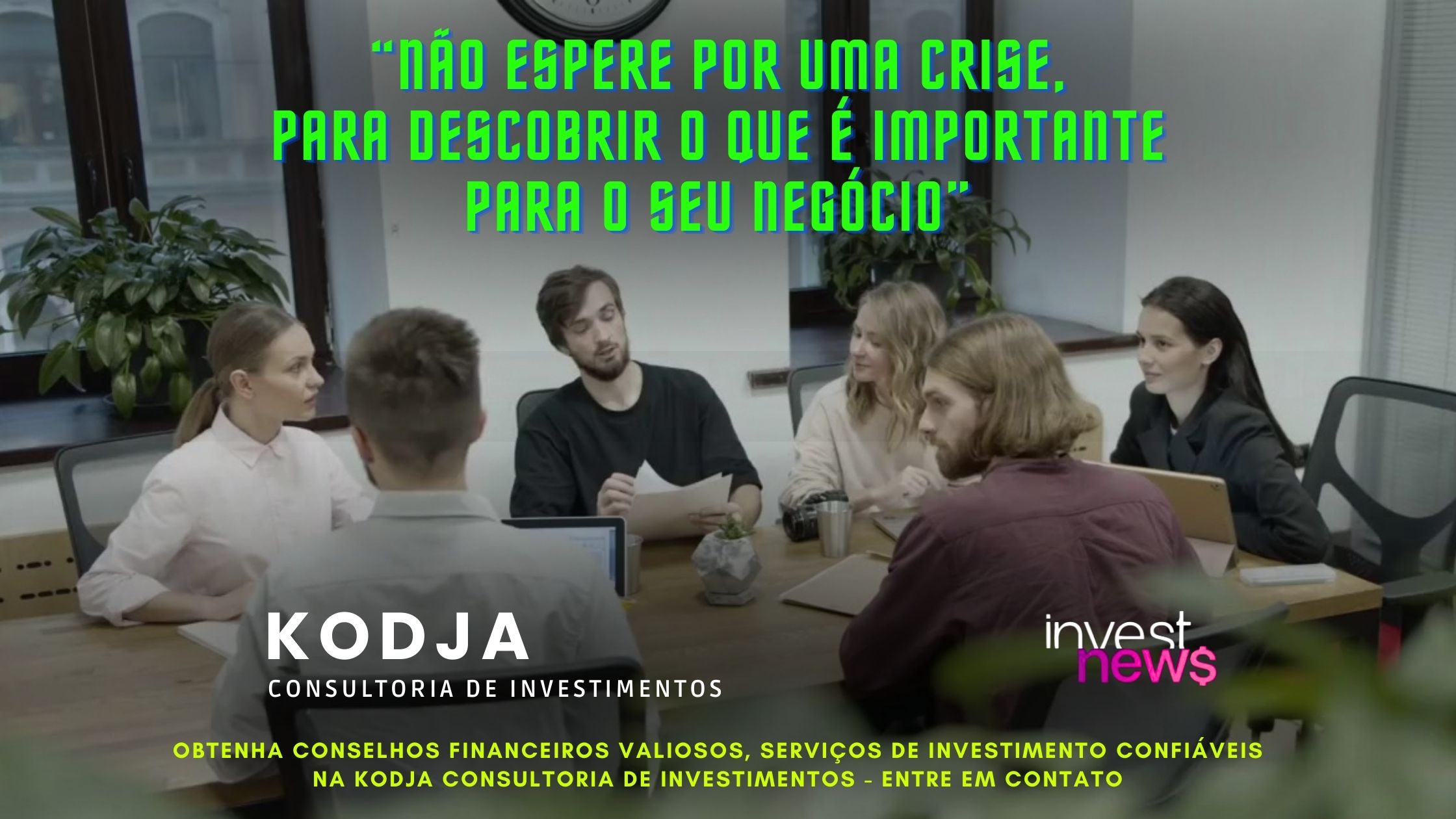 NÃO ESPERE CPOR UMA CRISE