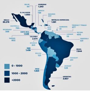 Nearshoring Map